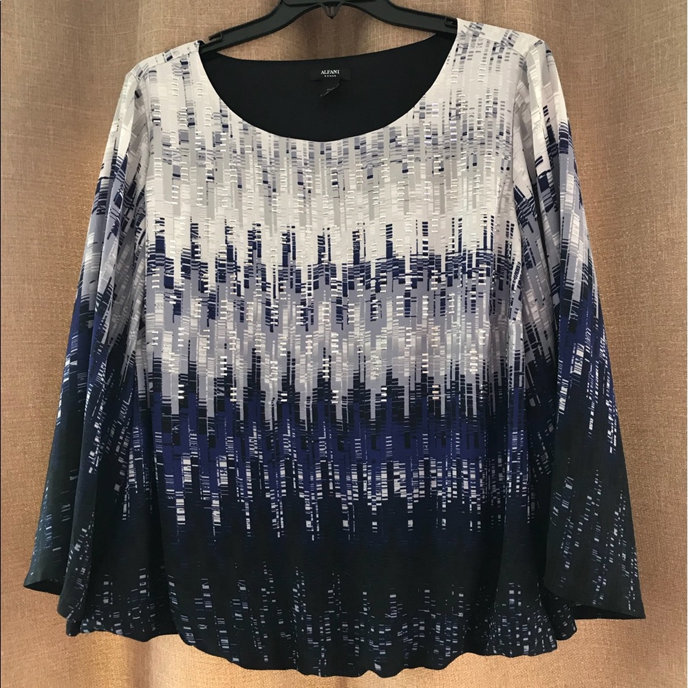 Elegant Flutter sleeve top with metal embellishment